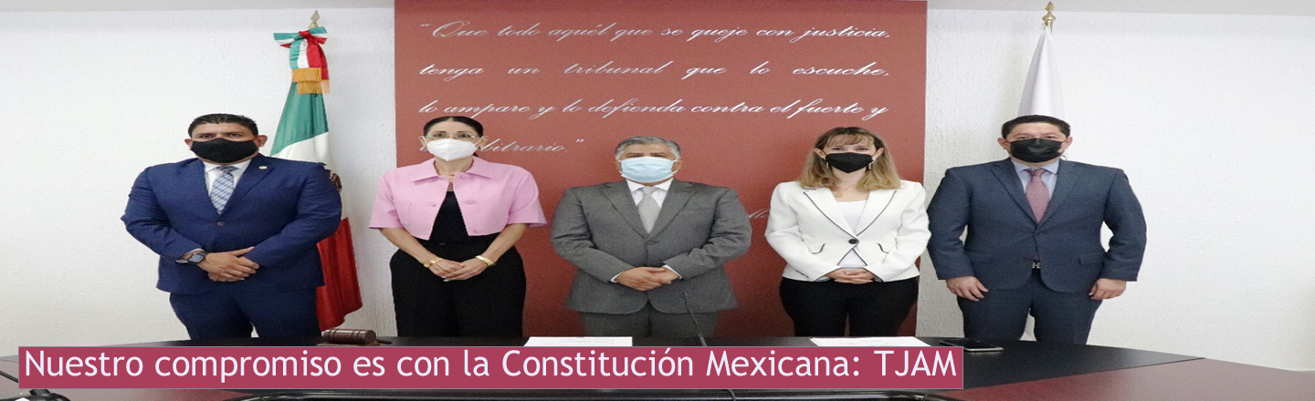 Nuestro compromiso es con la Constitución Mexicana: TJAM
